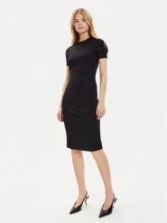 Calvin Klein Sukienka codzienna K20K207233 Czarny Slim Fit. Czarne sukienki damskie Calvin Klein, na co dzień, m, bez wzorów, bez kołnierzyka, bez ramiączek, proste. Za 379.99 zł.