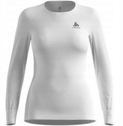Koszulka damska Odlo BL TOP crew neck l/s ACTIVE WARM ECO roz. S Biała. Białe t-shirty damskie Odlo, l, bez wzorów, bez kołnierzyka. Za 178.83 zł.