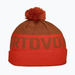 Czapka zimowa ORTOVOX Bobble Knit. Brązowe czapki i kapelusze damskie ORTOVOX, na zimę, bez wzorów, sportowe. Za 189.99 zł.