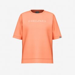 MOTION T-Shirt Women. Brązowe koszulki sportowe damskie Head, bez wzorów, z bawełny, bez kołnierzyka, bez ramiączek, tenisowe. Za 234.00 zł.
