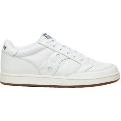 Buty Dorosły Saucony Jazz Court biały. Białe obuwie sportowe damskie Saucony, bez wzorów, ze skóry, trekkingowe. Za 588.75 zł.