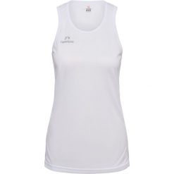 Damska koszulka typu tank top Newline Athletic. Białe koszulki sportowe damskie Newline, xl, bez wzorów, z materiału, bez kołnierzyka, bez ramiączek, do biegania. Za 184.00 zł.
