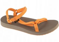 Teva Teva W Original Universal Slim Sandals 1150110-PAY Pomarańczowe 37. Brązowe sandały damskie Teva, bez wzorów, bez obcasa, bez zapięcia. Za 266.79 zł.