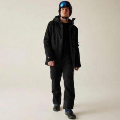 Kurtka narciarska Dare 2B Twin Tip. Czarne kurtki męskie Dare 2b, l, bez wzorów, z materiału, długie, z kapturem, narciarskie. Za 510.00 zł.