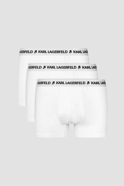 KARL LAGERFELD Białe bokserki męskie 3PACK, Rozmiar S. Białe bokserki męskie KARL LAGERFELD, m, bez wzorów. W wyprzedaży za 119.99 zł.