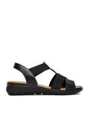 Go Soft Sandały CEO-WI16-INES-07 Czarny. Czarne sandały damskie GO SOFT, bez wzorów, ze skóry, bez obcasa, na płaskiej podeszwie, bez zapięcia. Za 179.99 zł.