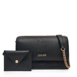 Torebka Liu Jo. Czarne torebki do ręki damskie Liu Jo, bez wzorów, klasyczne, bez dodatków. Za 399.99 zł.