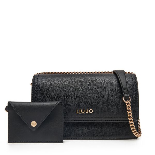 Torebka Liu Jo. Czarne torebki do ręki damskie Liu Jo, bez wzorów, klasyczne, bez dodatków. Za 399.99 zł.
