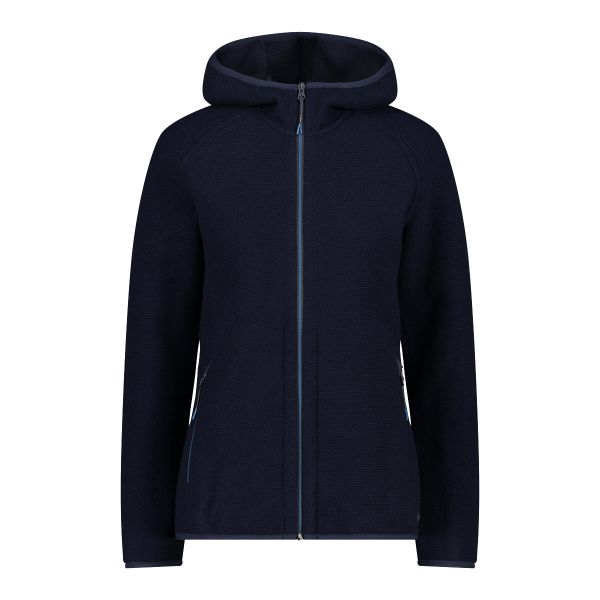 Kurtka z kapturem wooltech damska CMP. Czerwone kurtki damskie CMP, xs, bez wzorów, z materiału, z kapturem. Za 698.95 zł.