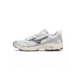 Buty do biegania damskie Mizuno D1GA245109. Białe obuwie sportowe damskie Mizuno, bez wzorów, z materiału, do biegania. Za 556.00 zł.