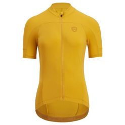Damski jersey Silvini Montella. Żółte koszulki sportowe damskie Silvini, bez wzorów, z jersey, rowerowe. Za 358.50 zł.
