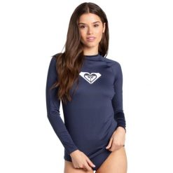 Koszulka z długim rękawem UPF 50 dla Kobiety WHOLE HEARTED Niebieski. Niebieskie koszulki sportowe damskie Roxy, s, bez wzorów, z elastanu, sportowe, bez kołnierzyka. Za 189.99 zł.