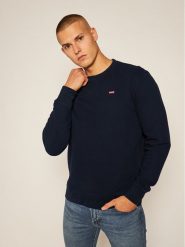Levi's® Bluza New Original Crew 35909-0003 Czarny Regular Fit. Czarne bluzy męskie m, bez wzorów, z bawełny, bez kaptura. Za 199.99 zł.