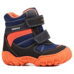 Geox Buty Zimowe Za Kostkę Chłopięce Gulp 24 Niebiesko-Pomarańczowe. Buty zimowe chłopięce Geox. Za 309.00 zł.