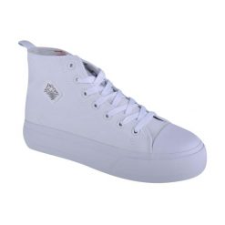 Buty damskie trampki sportowe Kappa VISKA OC. Białe obuwie sportowe damskie Kappa, bez wzorów, z materiału, eleganckie, bez zapięcia. Za 98.00 zł.