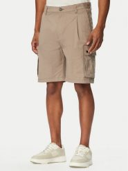 HUGO Szorty materiałowe Craysen 262S 50556891 Brązowy jasny Straight Fit. Brązowe szorty męskie Hugo, m, bez wzorów, z bawełny. Za 499.99 zł.