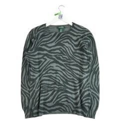 Second life - Damski sweter z jedwabiu i kaszmiru - Stan bardzo dobry. Czarne swetry damskie Ralph Lauren, bez wzorów, z kaszmiru, bez kołnierzyka, bez ramiączek, bez kaptura. Za 228.38 zł.