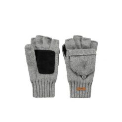 Mitenki Barts Haakon. Szare rękawiczki męskie Barts, bez wzorów, z polaru, klasyczne. Za 263.50 zł.