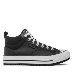 Trzewiki Converse. Czarne botki męskie Converse, bez wzorów, retro, bez zapięcia. Za 419.99 zł.