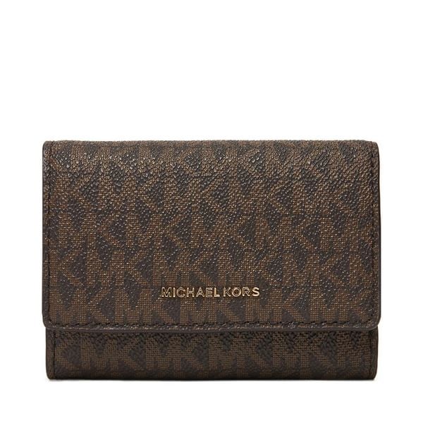 Portfel MICHAEL Michael Kors. Brązowe portfele damskie MICHAEL Michael Kors, bez wzorów. Za 559.99 zł.
