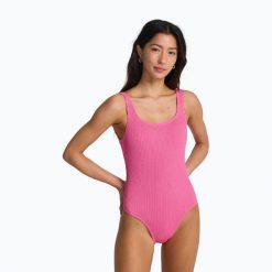 Strój kąpielowy jednoczęściowy damski Billabong Summer High One Piece. Czerwone kostiumy jednoczęściowe damskie Billabong, l, bez wzorów, z elastanu, do pływania. Za 359.99 zł.