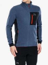 Bluza polarowa Hannah Yukon. Niebieskie bluzy męskie Hannah, s, bez wzorów, z materiału, bez kaptura. Za 368.49 zł.