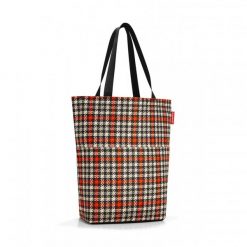 Torba cityshopper 2 glencheck red. Czerwone plecaki damskie Reisenthel, bez wzorów, z materiału. Za 133.90 zł.