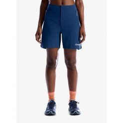 Spodenki damskie Berghaus Kinnivie Trail Short Af. Niebieskie szorty sportowe damskie Berghaus, bez wzorów, sportowe, trekkingowe. Za 379.49 zł.