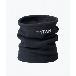 Neckwarmer - czarny. Czarne szaliki i chusty damskie T1TAN, bez wzorów. Za 99.99 zł.