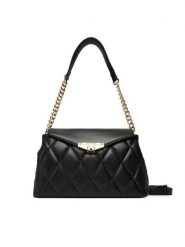 Valentino Torebka Frisia VBS9BA09 Czarny. Czarne torebki do ręki damskie Valentino, bez wzorów, ze skóry, wizytowe, bez dodatków. Za 489.99 zł.