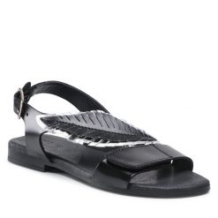 Sandały Primigi. Czarne sandały dziewczęce Primigi, bez zapięcia. Za 179.99 zł.