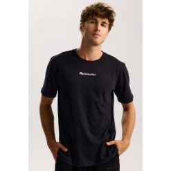 Męska koszulka sportowa Rough Radical Essential Fit Men. Czarne koszulki sportowe męskie ROUGH RADICAL, m, bez wzorów, bez kołnierzyka, bez ramiączek. Za 99.90 zł.