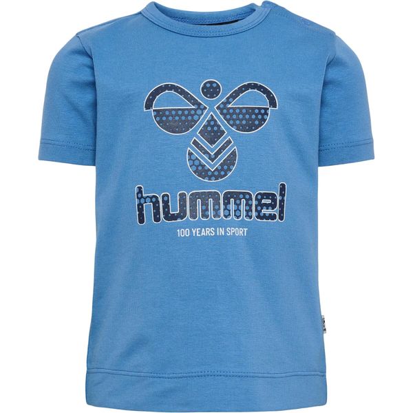 T-shirt dla chłopca Hummel Azur. Niebieskie t-shirty dla chłopców Hummel, w ażurowe wzory, z bawełny, bez ramiączek. Za 131.00 zł.