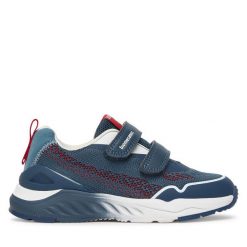 Sneakersy Biomecanics. Niebieskie trampki i tenisówki chłopięce Biomecanics, bez wzorów, bez zapięcia. Za 249.99 zł.