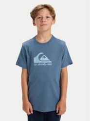Quiksilver T-Shirt Ev Comp Logo EQBZT04897 Niebieski Regular Fit. Niebieskie t-shirty dla chłopców Quiksilver, bez wzorów, z bawełny, bez ramiączek. Za 69.99 zł.