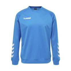 Bluza do piłki ręcznej dla dorosłych Hummel Promo Poly Sweatshirt. Niebieskie bluzy męskie Hummel, xl, bez wzorów, bez kaptura, do piłki ręcznej. Za 178.00 zł.