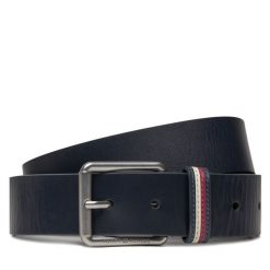 Pasek Męski Tommy Hilfiger. Niebieskie paski damskie Tommy Hilfiger, bez wzorów, casualowe. Za 199.99 zł.