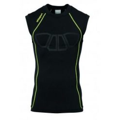 Tank top Uhlsport Bionikframe. Czarne t-shirty męskie Uhlsport, l, bez wzorów, z elastanu, wakacyjne, bez kołnierzyka. Za 114.15 zł.