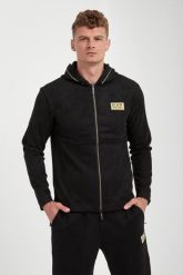 Bluza męska welurowa EA7 EMPORIO ARMANI. Bluzy męskie EA7 Emporio Armani, l, bez wzorów, z weluru, bez kaptura. Za 919.00 zł.