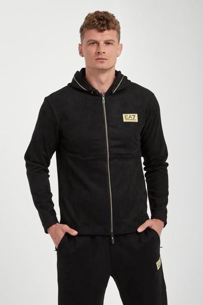 Bluza męska welurowa EA7 EMPORIO ARMANI. Bluzy męskie EA7 Emporio Armani, l, bez wzorów, z weluru, bez kaptura. Za 919.00 zł.