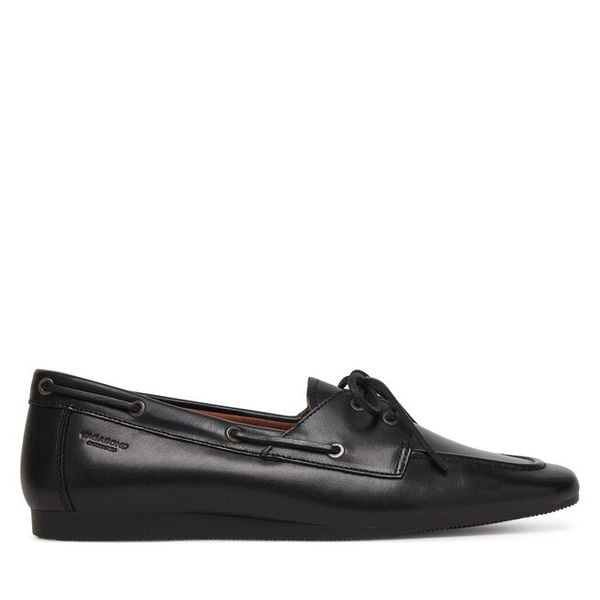 Półbuty Vagabond Shoemakers. Czarne półbuty damskie Vagabond Shoemakers, bez wzorów, bez obcasa, na płaskiej podeszwie, bez zapięcia. Za 384.99 zł.