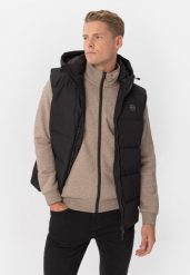 Bluza męska B-LIPSO. Brązowe bluzy męskie Volcano, m, bez wzorów, z dzianiny, bez kaptura. Za 179.99 zł.