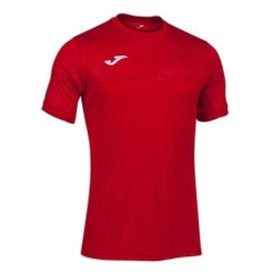 Koszulka do tenisa męska Joma Montreal. Czerwone koszulki sportowe męskie Joma, m, bez wzorów, bez kołnierzyka, bez ramiączek, do piłki nożnej. Za 52.99 zł.