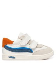 Primigi Sneakersy 1403333 Biały. Białe buty sportowe chłopięce Primigi, bez wzorów, ze skóry, bez zapięcia. Za 249.99 zł.
