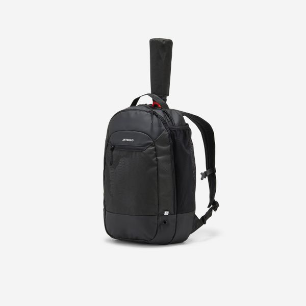 Plecak tenisowy Artengo M Team 24 L. Czarne torby i plecaki dziecięce ARTENGO, z materiału. Za 159.99 zł.