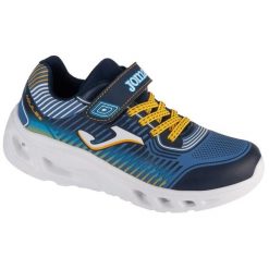 Joma Aquiles 2403 JAQUIW2403V niebieskie. Niebieskie buty sportowe chłopięce bez wzorów, z materiału, bez zapięcia. Za 250.95 zł.