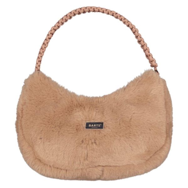 Torba Damska Barts Sourwood. Brązowe torby na ramię damskie Barts, bez wzorów, z materiału, eleganckie, bez dodatków. Za 269.00 zł.