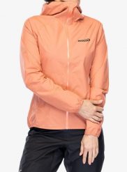 Kurtka przeciwdeszczowa damska Inov-8 Stormshell FZ V2. Czerwone kurtki damskie Inov-8, m, bez wzorów, z materiału, bez kaptura. Za 361.89 zł.