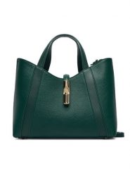 Furla Torebka Goccia Shopper Bag S WB01789 BX3353 KH 4282S Zielony. Zielone torebki shopper damskie Furla, bez wzorów, ze skóry, bez dodatków. Za 1,369.00 zł.