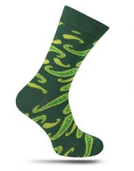 Skarpetki Casualowe, Zielone, Wzór Paisley, Łezki, Kolorowe, Męskie -EM Men's Accessories. Zielone skarpety męskie Em men's accessories, bez wzorów, z bawełny. Za 29.99 zł.